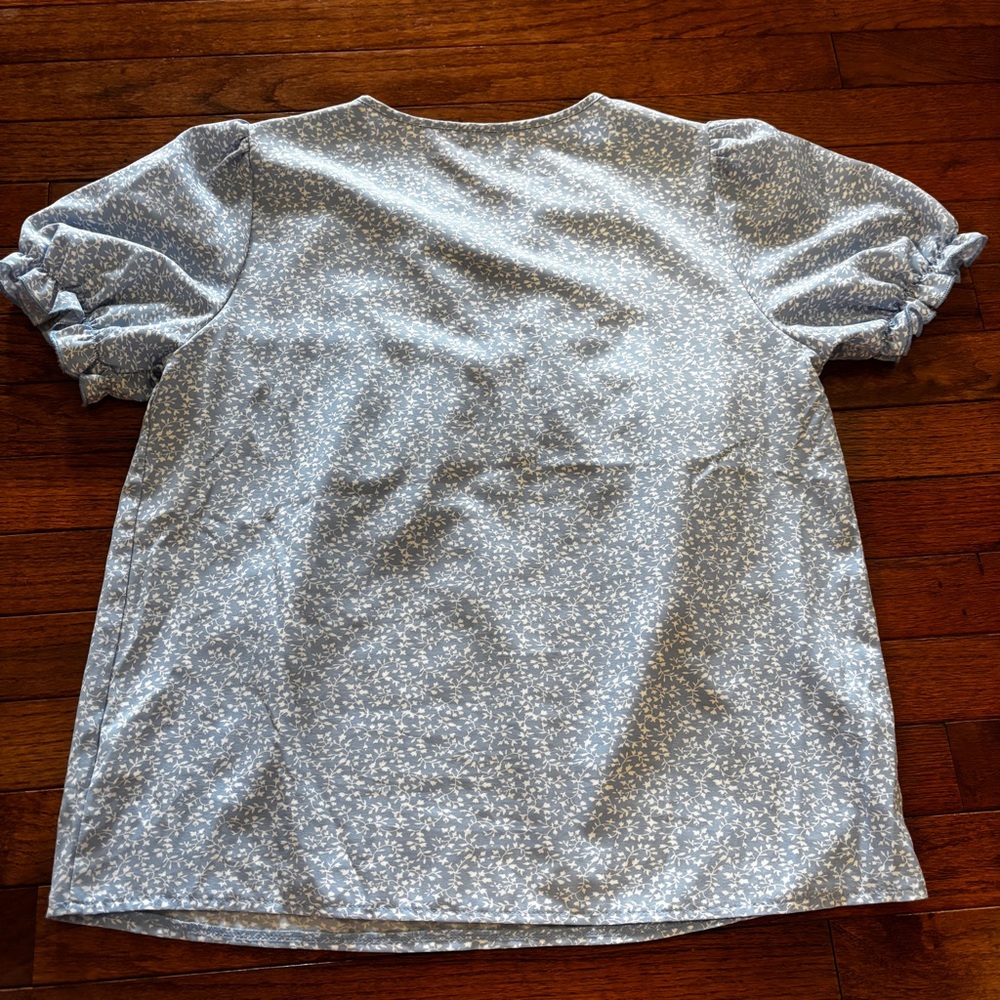 Womens Flower blouse size M - Picture 5 of 8